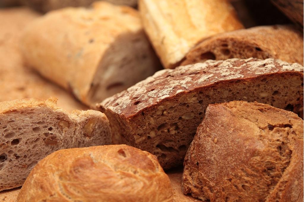 Frisches Brot vom Bäcker